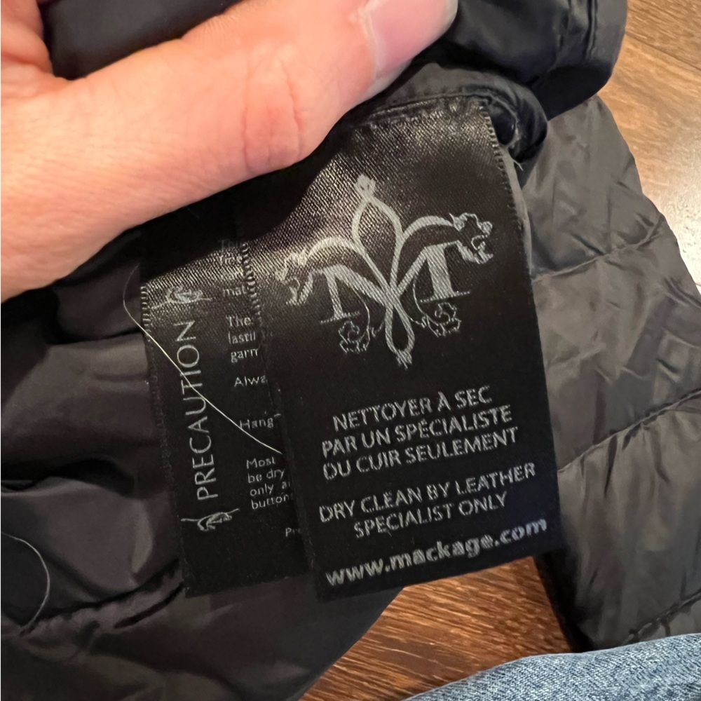 Mackage Black Duck Down Puffer Coat - Picture 3 of 12